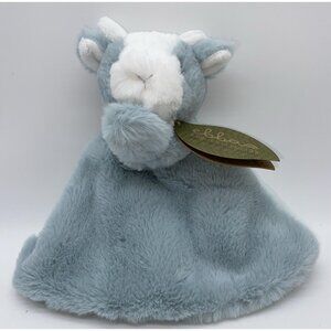 Ebba Goat Kid Lovie Baby Plush Security Blanket Stuffed Animal Toy Lovey Blue